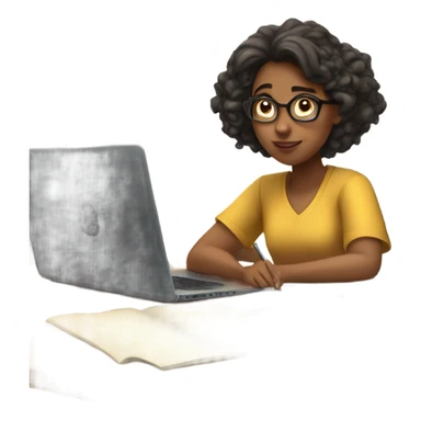 girl law student cramming studying sticker