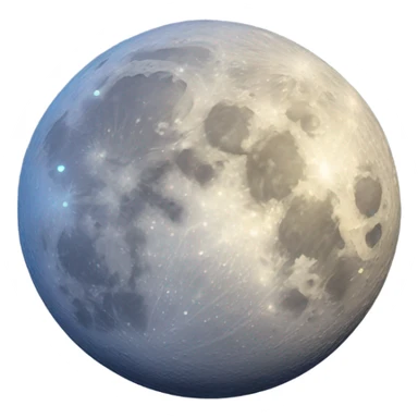 Aesthetically moon sticker