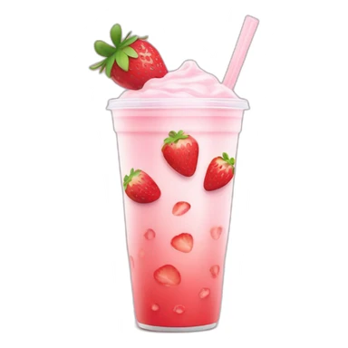 Strawberry Milk Tea sticker