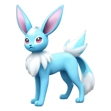 Glaceon-Sylveon full body sticker