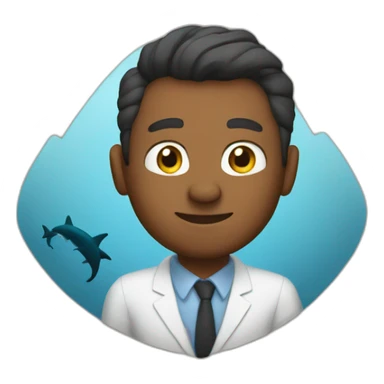 Entrepreneur pitching on shark tank sticker