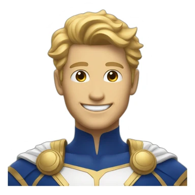 Homelander smiling White race sticker