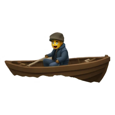 Stormy boat ride sticker