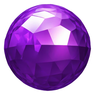 a purple disco ball  sticker