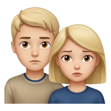 sus girl and boy sticker