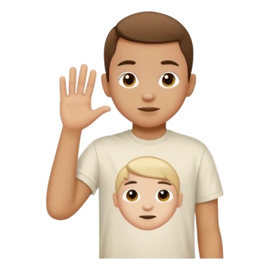 The 6 7 kid doing the 6 7 trend. sticker