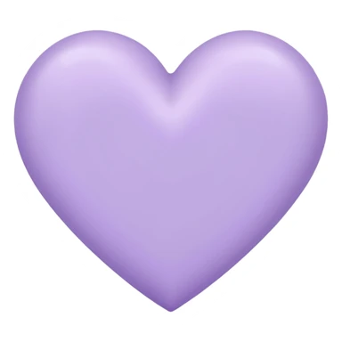Un corazón morado pastel sticker