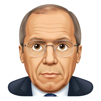 Sergey Lavrov
Minister of Foreign Affairs of the Russian Federation photorealistic sticker