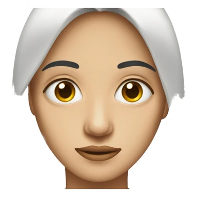 tear eyed women sticker