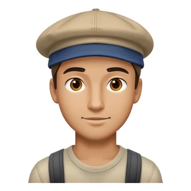 Careless cool guy  sticker