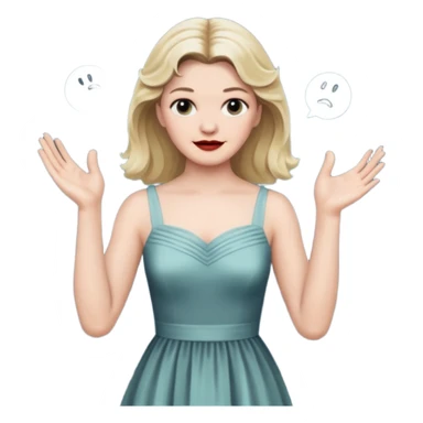 Laura Palmer hands clapping  sticker
