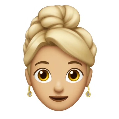 Mulher loira cabelos compridos olhos castanhos claro com sacolas em maos sticker