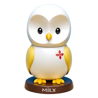 Милый мальчик идёт в магазин за покупками, мультяшная иллюстрация, белый фон sticker