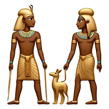 nubian hieroglyph  sticker