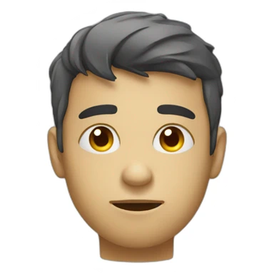 tired young programmer sticker