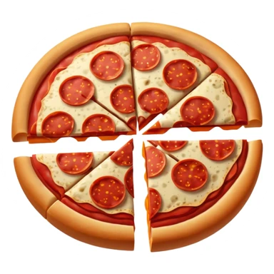 sliced peperoni sticker