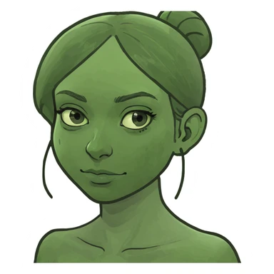 kawaii girl with pink spam meat lunch sticker