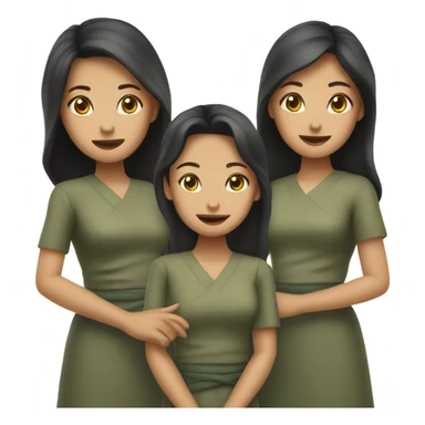 3 sisters vietnameses sticker