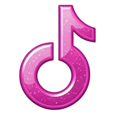 glitter pink symbol TikTok sticker