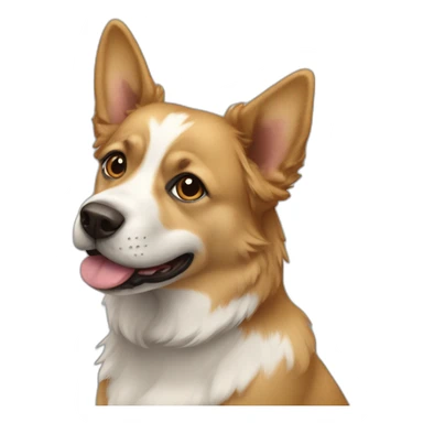 Chien qui fait caca sticker