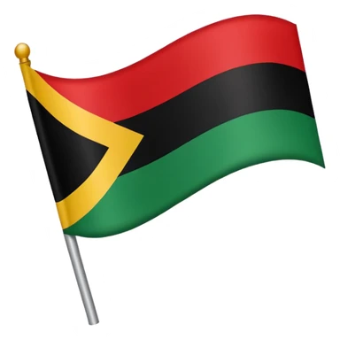 Pan African flag sticker