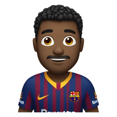 Person with barça sticker