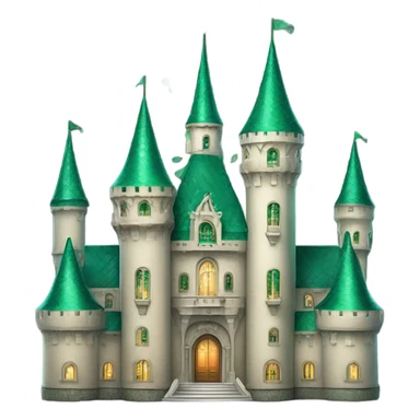 Emerald City castle sticker