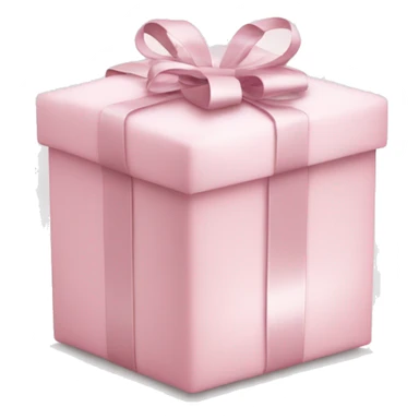 Light pink Christmas gifts under a white Christmas tree  sticker