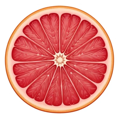 grapefuit and a slice sticker