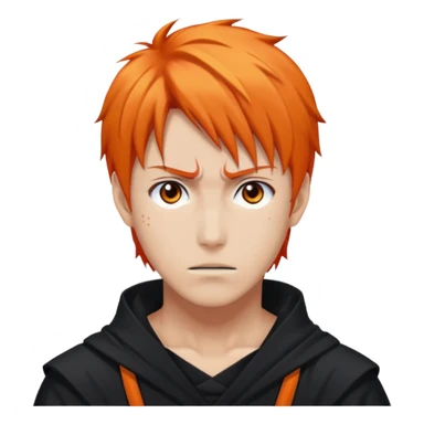 fait moi un emoji de Ichigo Kurosaki sticker