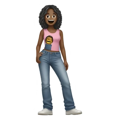 person wearing really funny jeans sticker