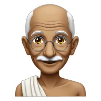 Mahatma Gandhi  sticker