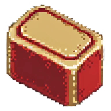 red gold ingot sticker