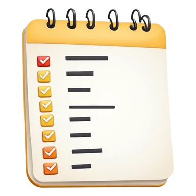 todo list with checkboxes sticker
