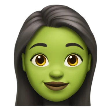 female shrek sticker
