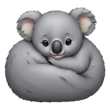 Koala sleeping sticker