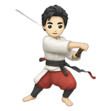 Kanjuro épée sticker