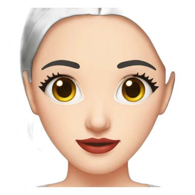 Angela white sticker