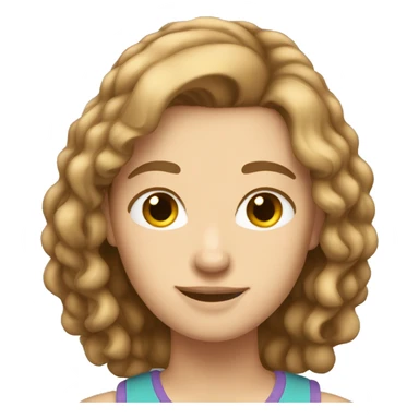 light brown hair teen tall gl sticker