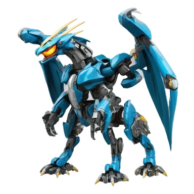 Mechanical Pokémon-dragon-Bionicle-Mecha full body sticker