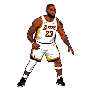 LeBron James ￼ sticker