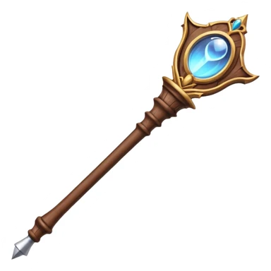 Harry Potter magic wand Brown  sticker