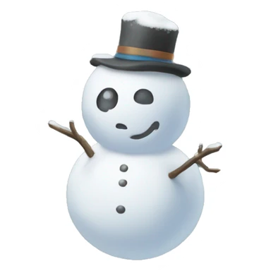 snow and garland sticker