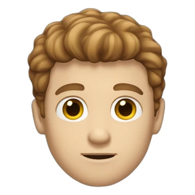 white man with brown hair has fallen to the dark side sticker