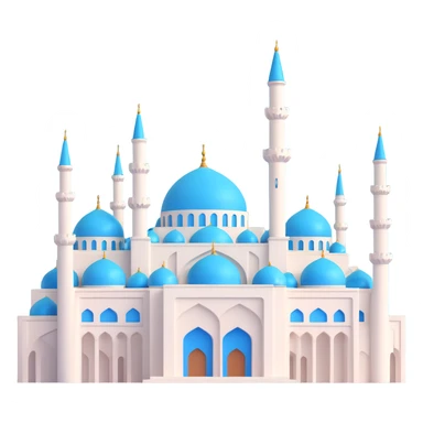 Uzbek Blue Mosque architecture sticker