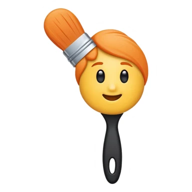 Busting silicone brush  sticker