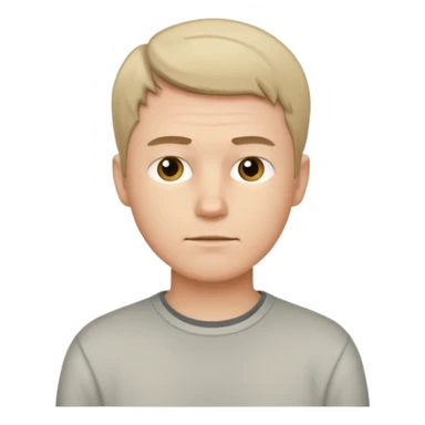 customer. 1 person only white male with shoulder normal person cloths sticker