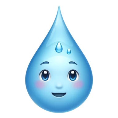 a drop without face sticker