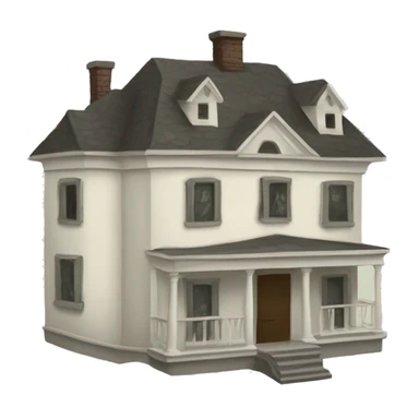 White pentahouse in the style of old money sticker
