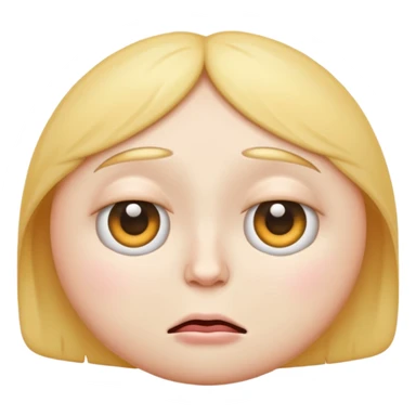 emoji eye bags sticker